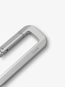 VUUS Zero aerospace aluminum carabiner, a modern and functional accessory for minimalist design enthusiasts.